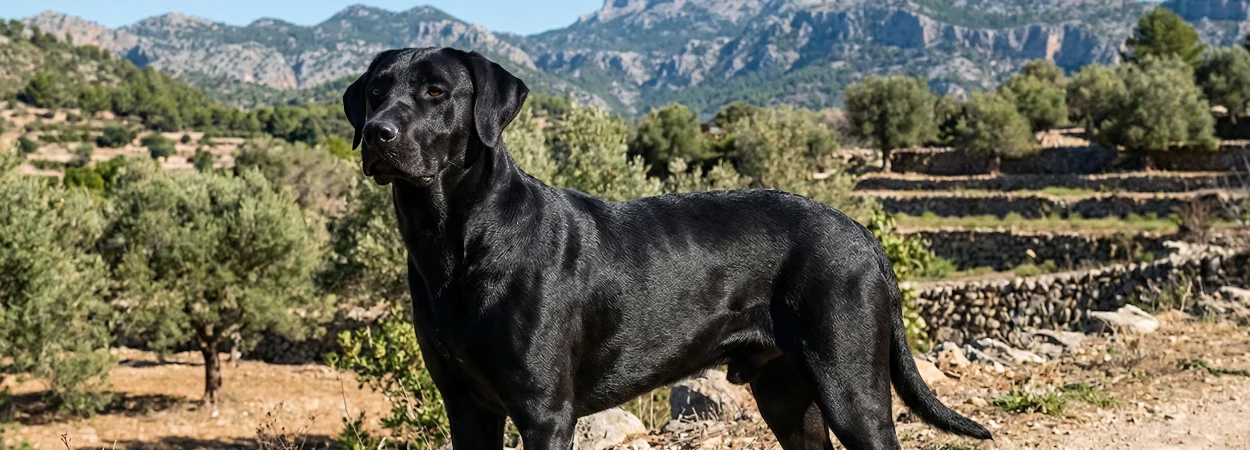 Berger de Majorque dans la nature