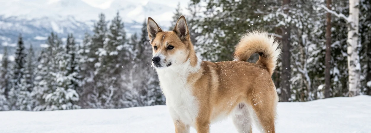 Chien Norvégien de Macareux dans la nature