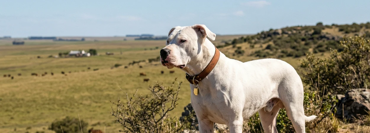 Dogue Argentin dans la nature