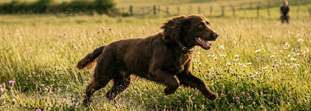 Field Spaniel dans la nature