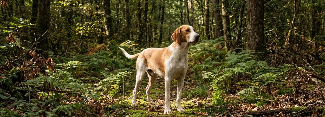 Français Blanc et Orange dans la nature