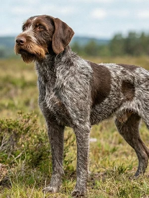 Chien d'Arrêt Allemand à Poil Raide