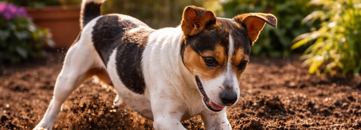 Teddy Roosevelt Terrier dans la nature