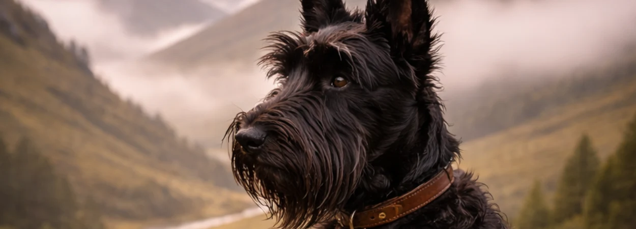 Terrier Écossais dans la nature