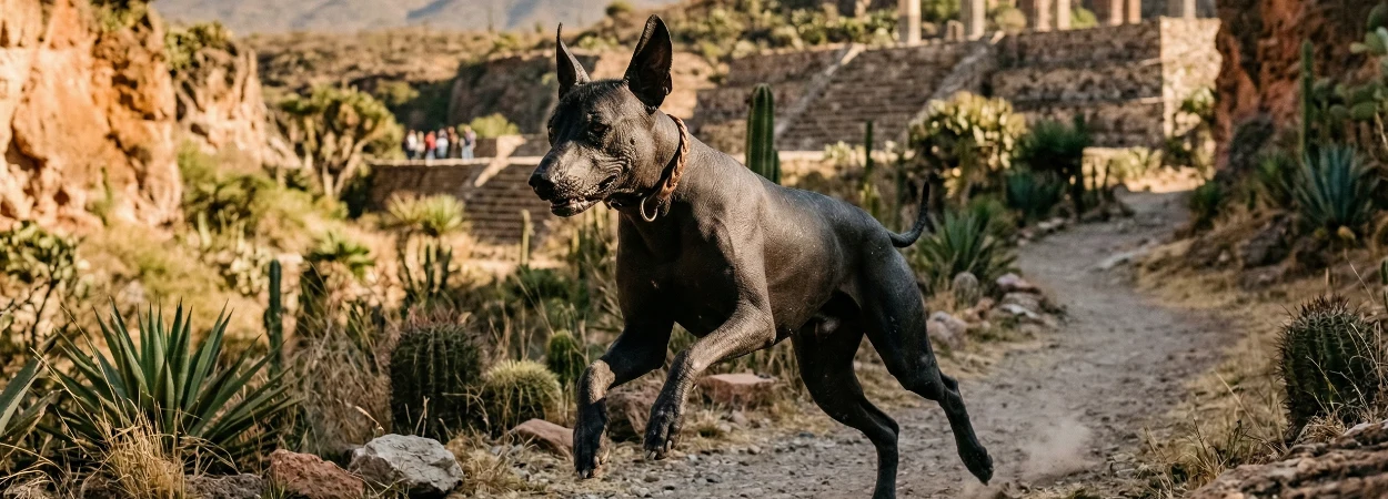 Xoloitzcuintle dans la nature
